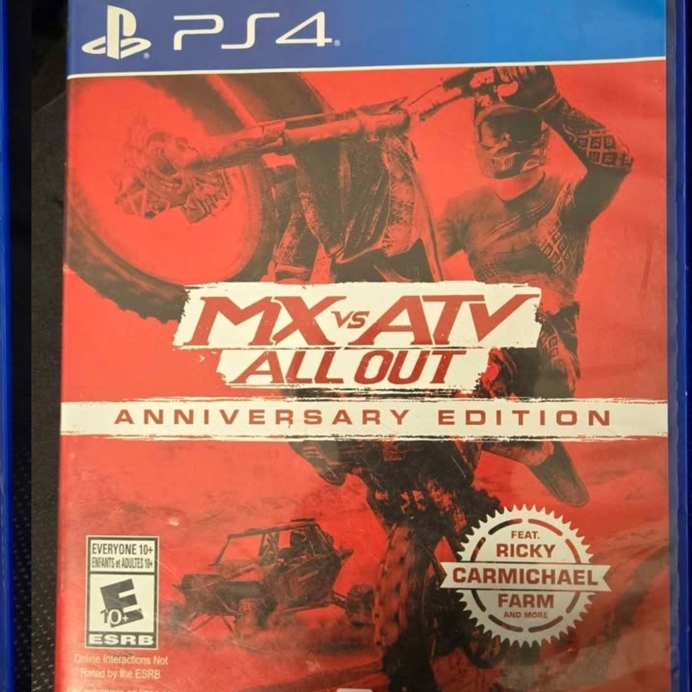 Sony PS4 MX vs ATV All Out Anniversary Edition - Red and Blue